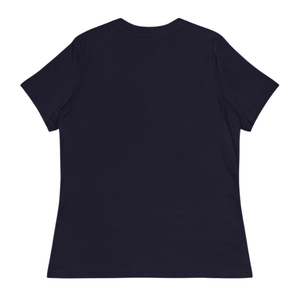 T-shirt décontracté pour femme, bleu marine, lettres graphiques roses, col rond, coton doux, manches courtes, vêtement de mode décontracté - Product Image 2