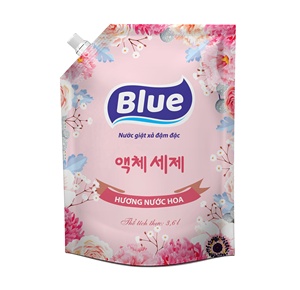 น้ำยาซักผ้าสีฟ้าขนาด2กก. ในขวดน้ำหอมผลิตจากเวียดนามสำหรับเครื่องแต่งกาย - Product Image 5