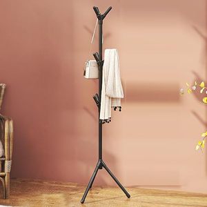 Minimalist Standing Metal Coat <b>Rack</b> With Tripod Base For Living Room Storage Holders And <b>Racks</b> Non Foldable Single Tier Design - Product Image 1