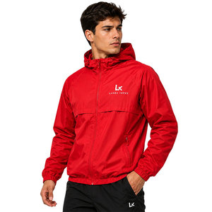 Custom Team Windbreaker <b>Jacket</b> Lightweight Windproof Water Resistant Sports Training Running Outdoor <b>Jacket</b> with Printed Logo - Product Image 1