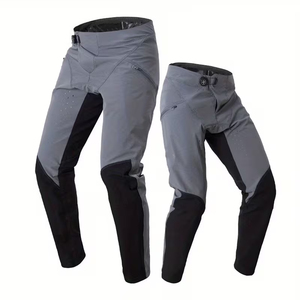 กางเกง BMX แขนยาวสีเทาสำหรับผู้ชาย บริการ OEM มีซิปกระเป๋า กันน้ำ แห้งเร็ว ระบายอากาศได้ดี เหมาะสำหรับการแข่งรถ - Product Image 3