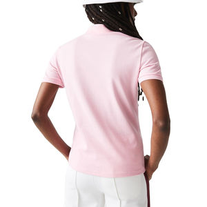 Camisetas de alta calidad para mujer, fabricadas en fábrica de moda OEM, colores lisos, camiseta polo para mujer, último diseño de camiseta polo para mujer - Product Image 3