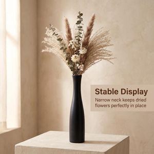 Vase à fleurs en bois, lot de 2 pièces de tailles différentes, jardinières en bois de bonne qualité, décoration de table, vente chaude - Product Image 4