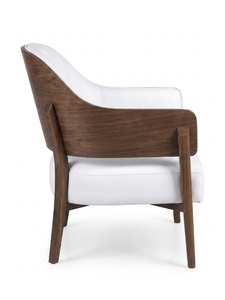 Modern Farmhouse Upholstered <b>Wooden</b> <b>Dining</b> <b>Chair</b> with <b>White</b> Seat Back for <b>Dining</b> Rooms Coffee Shops & Hotels - Product Image 2
