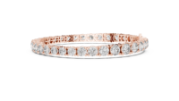 Bracelet en diamant haut de gamme de qualité supérieure avec chaîne cubaine en acier inoxydable sertie de diamants pour femme, idéal pour le bureau ou les événements