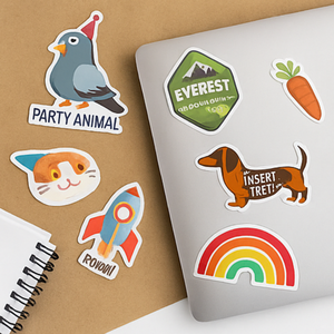 Custom Logo Vinyl <b>Stickers</b> Waterproof Self Adhesive Decals Printing <b>Labels</b> for Laptop Bottle Packaging Branding - Product Image 4