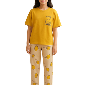 Conjunto de Pijama de Invierno de Algodón para Mujer, 2 Piezas, Manga Larga, Ropa de Dormir, Fabricante y Proveedor Mayorista OEM - Product Image 6
