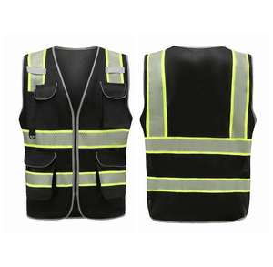 Veste de sécurité réfléchissante pour la construction, haute visibilité, multi-poches, gilet de travail réfléchissant coloré - Product Image 3