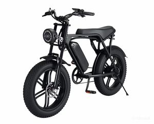 16*4-inch Snow Tires Brushless Motor 36V 10.5AH Lithium Battery Steel <b>Frame</b> Dual Hydraulic Brakes-electric Sports Bicycle - Product Image 6