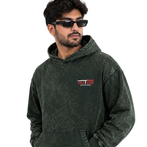 Breathable Material Made Quick Dry Men Acid <b>Wash</b> Hoodie Wholesale Custom Heavyweight Washed Hoodie For <b>Boys</b> - Product Image 5