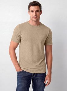 Camiseta de Algodón Cómoda para Hombre, Venta al por Mayor, Premium, Casual, Cuello Redondo, Manga Corta, Suave, Transpirable, Corte Ajustado, Lisa, Ecológica - Product Image 2