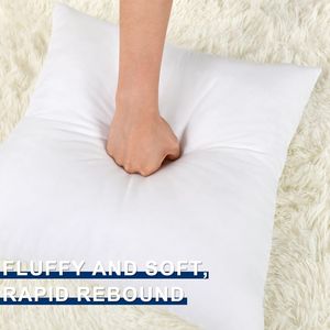 Hiasan 18x18 Premium Fluffy Square Sham Forms Stuffer, Relleno para Cojín Decorativo de 18 Pulgadas, Inserto para Cojín Euro de 18x18, Cojines para Asientos - Product Image 1