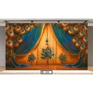 Toile de fond respirante imprimée numériquement 5x8 pieds pour mariages et événements, décoration en tissu multi-couleurs personnalisée et écologique - Product Image 5