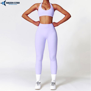 Conjunto de Yoga de Alta Elasticidad para Mujer, Ropa Deportiva Transpirable de Secado Rápido, Conjunto de Leggings para Fitness - Product Image 3