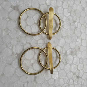 Pendientes de Acero Inoxidable con Envío Directo, Diseño de Marca de Lujo, Joyería de Acero Inoxidable, Pendientes de Aro Personalizados por FWE - Product Image 1