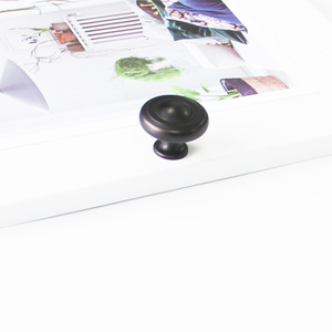 Trending Product Zinc Alloy Cabinet Handle Knob Minimalist Round <b>Hardware</b> Materials Easy Install for <b>Wardrobe</b> Drawer - Product Image 4