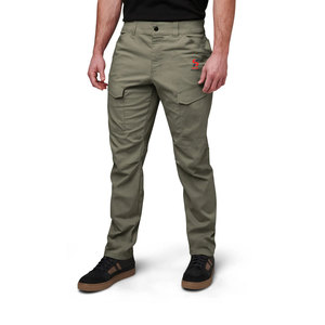 Pantalon cargo et pantalon en twill extensible confortable de qualité supérieure, design sophistiqué et moderne, coupe ajustée, esthétique contemporaine, pour le trading. - Product Image 1