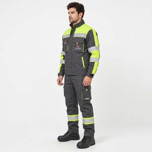 Uniforme de Seguridad Personalizado, Conjunto de Ropa de Trabajo Reflectante, Tela de Poliéster Resistente, Diseño de Alta Visibilidad, Ajuste Cómodo, OEM Industrial - Product Image 6