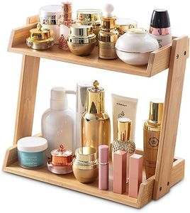 Eco-Friendly Square Wooden Makeup Organizer Modern Handmade <b>Tabletop</b> <b>Storage</b> for Housewarming & Wedding | Bulk Wholesale - Product Image 1