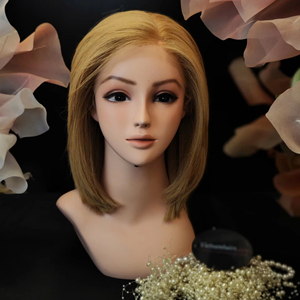 Top Selling 2026 Best Quality 100% Raw Full Cuticle Frontal <b>Wig</b> 13'x4' with HD Transparent Lace Silk Base Wholesale Price - Product Image 1
