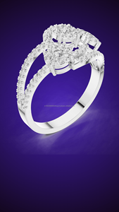 Diamant Club 10K Moissanite/Zircon Cubique/CVD Lab cultivé 14K/18K/22K/925 Bagues en argent pour femme - Product Image 2