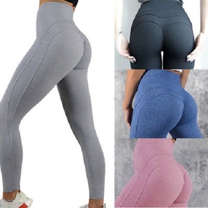 Leggings de Yoga de Cintura Media con Logotipo Personalizado, Elásticos en Cuatro Direcciones, Transpirables, de Secado Rápido, de Longitud Completa, Pantalones de Compresión para Mujer con Diseño Estampado - Product Image 4