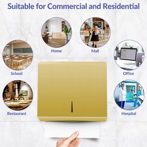 Wall Mount Brass <b>Paper</b> <b>Holder</b> Rectangular Modern Minimalist Design for Toilet Use - Product Image 3