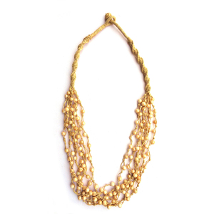 Collier élégant en chaîne de perles de verre noir faites à la main, bijou de déclaration de luxe pour femme, idéal pour les fêtes, mariages, cadeau personnalisable - Product Image 2
