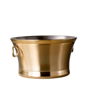Seau à glace et à champagne en argent antique, motif tête de cerf, 3 litres, avec poignées, pour bar à domicile - Product Image 4