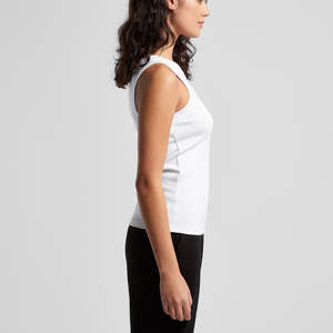 Débardeur stringer deux pièces personnalisé pour femme, idéal pour la gym, le fitness, le yoga et les activités sportives, sans manches, col rond - Product Image 6