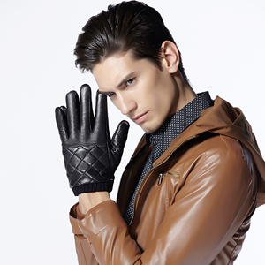 Gants de conduite en cuir de vachette premium pour homme et femme, antidérapants, perforés, doux, faits à la main, au prix d'usine - Product Image 1
