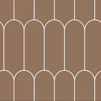 Carreaux muraux en céramique polie effet brique, modèle 1478-HL-7, 300x600mm, design moderne pour murs intérieurs, halls, centres commerciaux, supermarchés, villas
