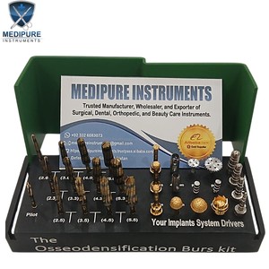 Kit de Brocas para Implantes Dentales Premium, Kit de Fresas para Osteodensificación, para Expansión Ósea, Cirugía de Implantes, Instrumentos Dentales - Product Image 5