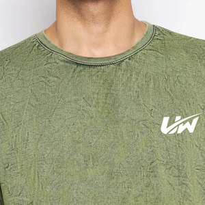 Diseña tu Propio Logotipo, Camisetas para Hombre con Lavado Ácido, 100% Algodón, Corte Holgado, Ropa Casual, Último Diseño en Camisetas con Lavado Ácido para Hombre - Product Image 6