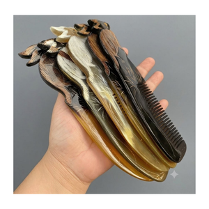 Peigne à dents larges professionnel réglable confortable et portable, fait main, de luxe, pour cheveux épais, bouclés et ondulés - Product Image 2