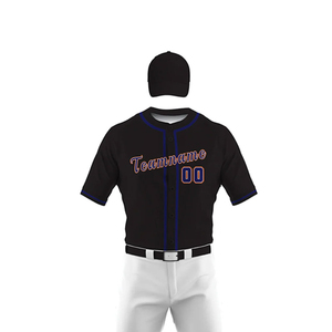 ชุดเบสบอลเสื้อเจอร์ซีย์และกางเกงกีฬาใส่สบายน้ำหนักเบาสำหรับทีม - Product Image 4