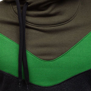 Sudadera con capucha personalizada OEM para hombre, sudadera con capucha de felpa gruesa de primera calidad, nuevo diseño, 100% algodón, sudadera con capucha ajustada para hombre - Product Image 4