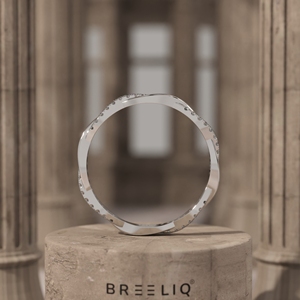 แหวนเพชรทวิสต์อินฟินิตี้ ทองคำแท้ 14K เพชรทรงกลมเพาะเลี้ยงในห้องปฏิบัติการ ดีไซน์ไขว้ แหวนแต่งงาน สง่างาม สามารถสวมซ้อนกันได้ เครื่องประดับชั้นดี - Product Image 6