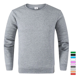 เสื้อสเวตเชิ้ตคอกลมสีชมพูแบบยูนิเซ็กซ์ ทรงปกติ สีพื้น ผ้าถัก สวมใส่สบายๆ - Product Image 5