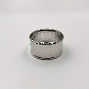 Top Trending Aluminum Napkin Ring Holder Custom Logo Handmade Luxury Wholesale Eco-Friendly Wedding Decorative Napkin Ring Low - Product Image 5