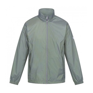 Custom Wholesale Canvas Stand Collar Windbreaker <b>Jacket</b> with Detachable Zipper and Nylon <b>Track</b> Pants <b>Men</b> Tracksuit Set - Product Image 1