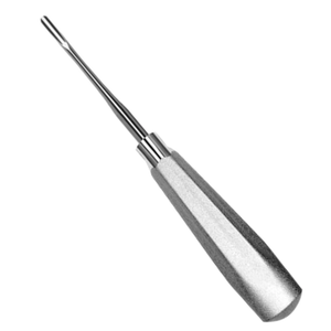 Elevador de Raíces Dental Quirúrgico Recto Dentado de Acero Inoxidable de 4 mm, Instrumento de Extracción Oral, Juego de Herramientas - Product Image 1