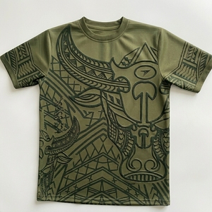 เสื้อยืดออกกำลังกายลำลองแบบสวมใส่สบายสำหรับผู้ชาย แขนสั้น เสื้อกีฬา - Product Image 5