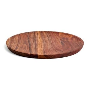 Decorative Modern Round Wooden <b>Plates</b> Engraved Customized Pattern Eco-Friendly <b>Disposable</b> Stocked Business Gift - Product Image 2