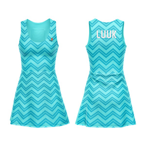 Uniforme de tennis personnalisé de haute qualité pour femmes, imprimé sur mesure, sans manches, séchage rapide, évacuation de l'humidité, jupe de cheerleading tendance - Product Image 1