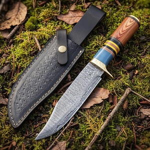 Hache de bûcheron de qualité industrielle supérieure, sur mesure, avec fourreau en cuir, manche en bois et 3 lames en acier à haute teneur en carbone pour abattre et fendre le bois - Product Image 4