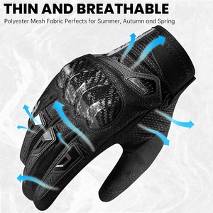 Guantes de Motocicleta Premium, Guantes Ergonómicos para Mayor Comodidad en Viajes Largos y Reducción de la Fatiga - Product Image 3