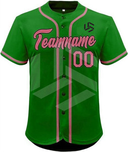 Custom Your Name Number Logo Men Button-Down Baseball Jerseys New Sports Design Breathable Baseball Jerseys - Product Image 3