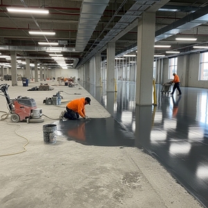 Sistema de Revestimiento de Pisos de Epoxi Industrial para Proyectos de Construcción, Sistema de Recubrimiento de Pisos de Concreto de Alta Resistencia para Edificios - Product Image 4