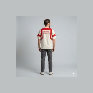 T-shirt pour homme à faible MOQ, nouveaux designs, coupe oversize, vente en gros, grandes tailles, entièrement personnalisable, respirant - Product Image 2